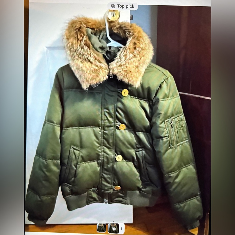 Coach Coyote Hooded Puffer Coat
